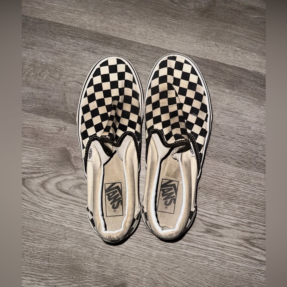 Classic Black & White Checkered Vans